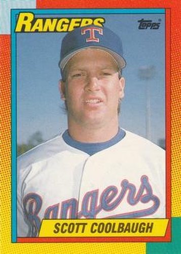 #22T Scott Coolbaugh - Texas Rangers - 1990 Topps Traded Baseball