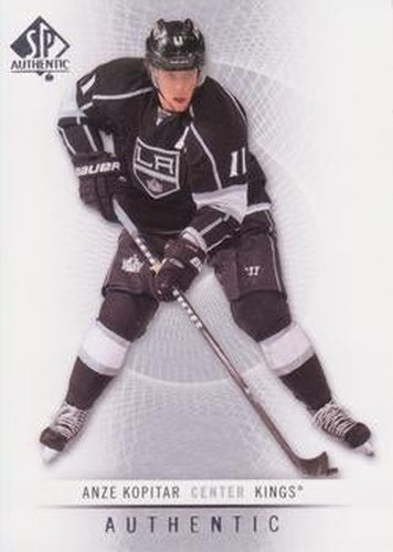 #22 Anze Kopitar - Los Angeles Kings - 2012-13 SP Authentic Hockey