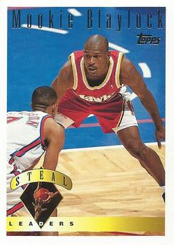 #22 Mookie Blaylock - Atlanta Hawks - 1995-96 Topps Basketball