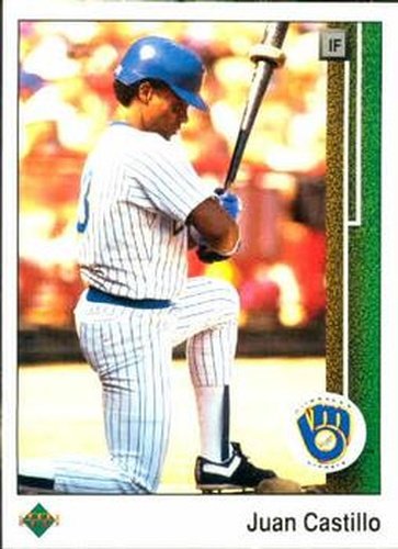 #522 Juan Castillo - Milwaukee Brewers - 1989 Upper Deck Baseball
