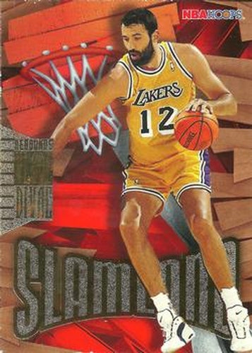 #22 Vlade Divac - Los Angeles Lakers - 1995-96 Hoops Basketball - Slamland