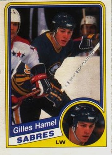 #22 Gilles Hamel - Buffalo Sabres - 1984-85 O-Pee-Chee Hockey