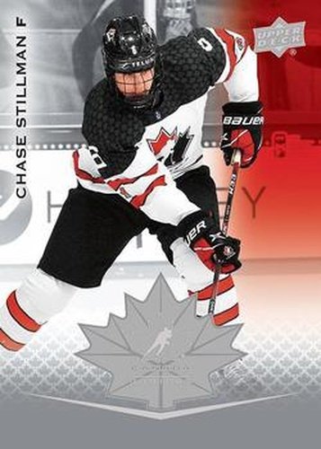 #22 Chase Stillman - Canada - 2021-22 Upper Deck Team Canada Juniors Hockey