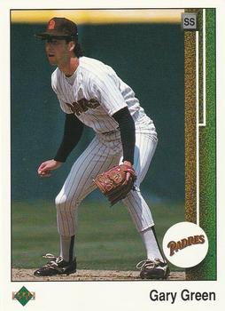 #722 Gary Green - San Diego Padres - 1989 Upper Deck Baseball