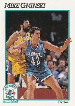 #22 Mike Gminski - Charlotte Hornets - 1991-92 Hoops Basketball