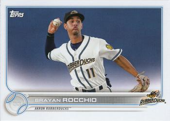 #PD-22 Brayan Rocchio - Akron RubberDucks - 2022 Topps Pro Debut Baseball