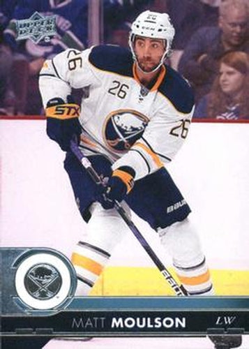 #22 Matt Moulson - Buffalo Sabres - 2017-18 Upper Deck Hockey