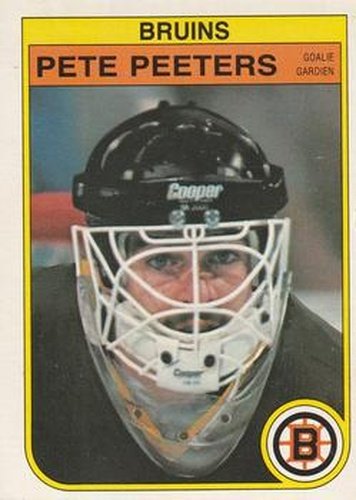 #22 Pete Peeters - Boston Bruins - 1982-83 O-Pee-Chee Hockey
