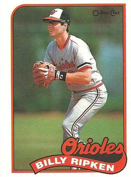 #22 Billy Ripken - Baltimore Orioles - 1989 O-Pee-Chee Baseball