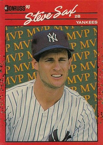 #BC-22 Steve Sax - New York Yankees - 1990 Donruss Baseball - Bonus MVP's