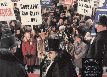 #22 Director Tim Burton gives mayoral candidate O - 1992 Stadium Club Batman Returns