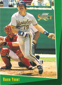 #22 Robin Yount - Milwaukee Brewers - 1993 Select Baseball