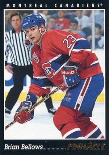 #22 Brian Bellows - Montreal Canadiens - 1993-94 Pinnacle Hockey