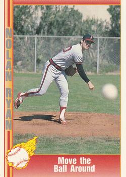 #22 Move the Ball Around - California Angels - 1991 Pacific Nolan Ryan Texas Express I Baseball