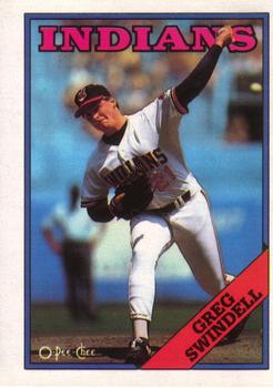 #22 Greg Swindell - Cleveland Indians - 1988 O-Pee-Chee Baseball