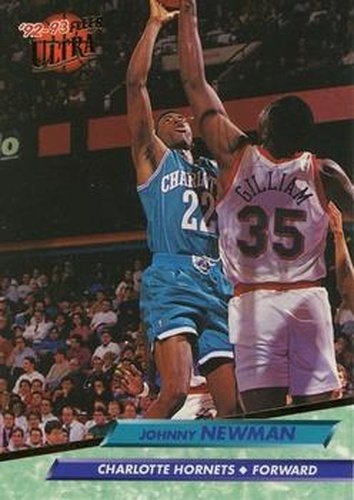 #22 Johnny Newman - Charlotte Hornets - 1992-93 Ultra Basketball