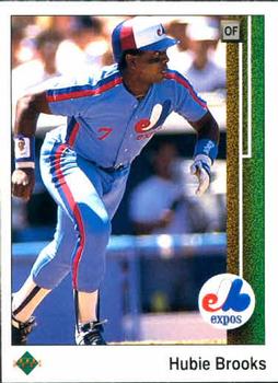 #122 Hubie Brooks - Montreal Expos - 1989 Upper Deck Baseball