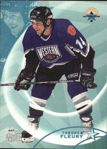 #22 Theoren Fleury - Calgary Flames - 2002-03 Be a Player All-Star Edition Hockey