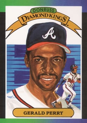 #22 Gerald Perry - Atlanta Braves - 1989 Donruss Baseball