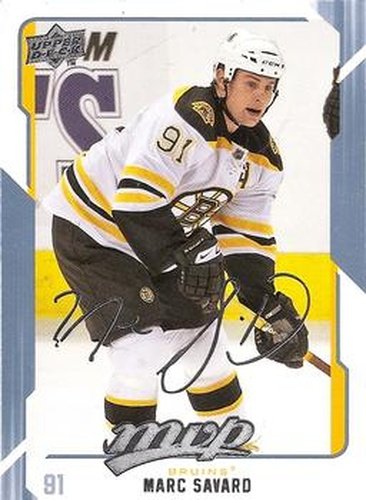 #22 Marc Savard - Boston Bruins - 2008-09 Upper Deck MVP Hockey