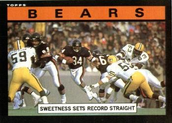 #22 Bears Team Leaders - Chicago Bears - 1985 Topps Football