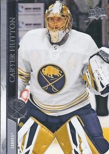 #22 Carter Hutton - Buffalo Sabres - 2020-21 Upper Deck Hockey