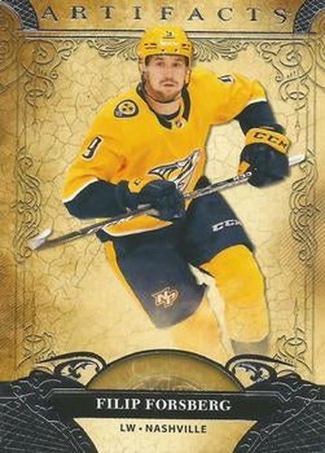 #22 Filip Forsberg - Nashville Predators - 2020-21 Upper Deck Artifacts Hockey