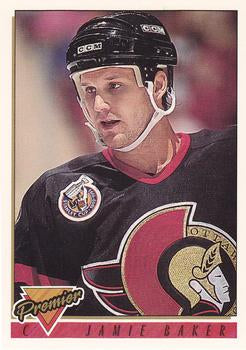 #22 Jamie Baker - Ottawa Senators - 1993-94 Topps Premier Hockey