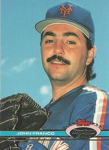 #22 John Franco - New York Mets - 1991 Stadium Club Baseball