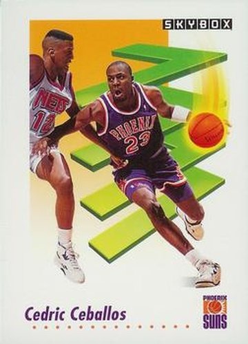 #222 Cedric Ceballos - Phoenix Suns - 1991-92 SkyBox Basketball