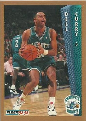 #22 Dell Curry - Charlotte Hornets - 1992-93 Fleer Basketball