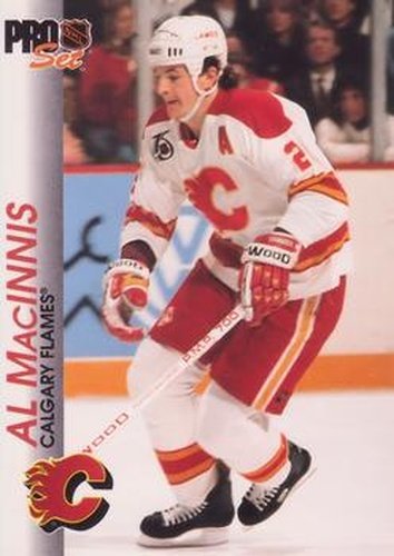 #22 Al MacInnis - Calgary Flames - 1992-93 Pro Set Hockey