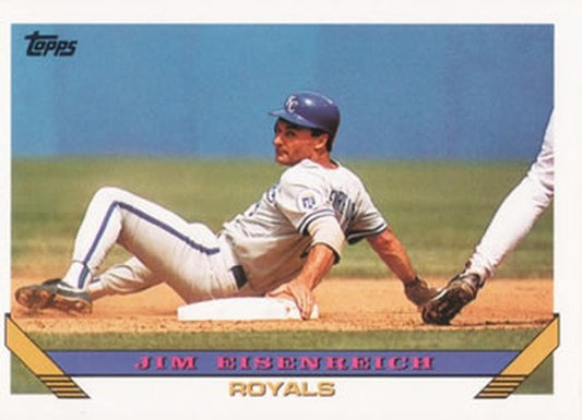 #22 Jim Eisenreich - Kansas City Royals - 1993 Topps Baseball