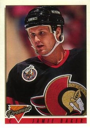 #22 Jamie Baker - Ottawa Senators - 1993-94 O-Pee-Chee Premier Hockey