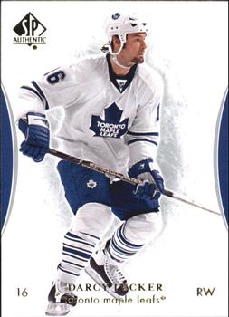 #22 Darcy Tucker - Toronto Maple Leafs - 2007-08 SP Authentic Hockey