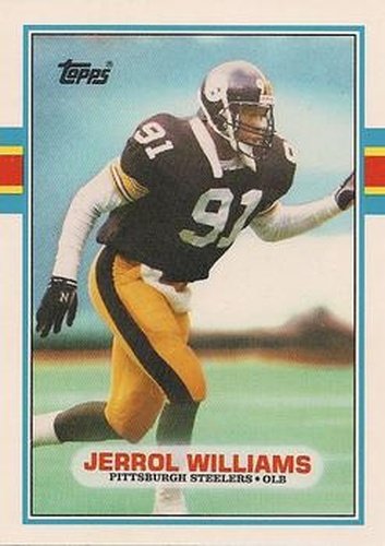 #22T Jerrol Williams - Pittsburgh Steelers - 1989 Topps Traded Football