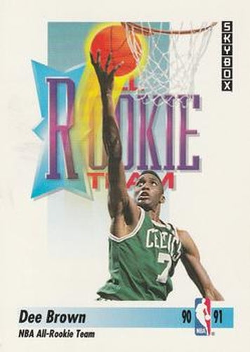 #322 Dee Brown - Boston Celtics - 1991-92 SkyBox Basketball