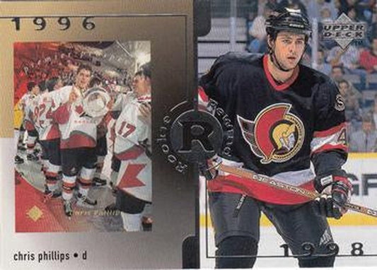 #22 Chris Phillips - Ottawa Senators - 1998-99 Upper Deck Hockey