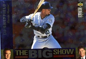 #22 Gary Sheffield - Florida Marlins - 1997 Collector's Choice Baseball - The Big Show