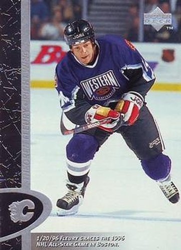 #22 Theoren Fleury - Calgary Flames - 1996-97 Upper Deck Hockey