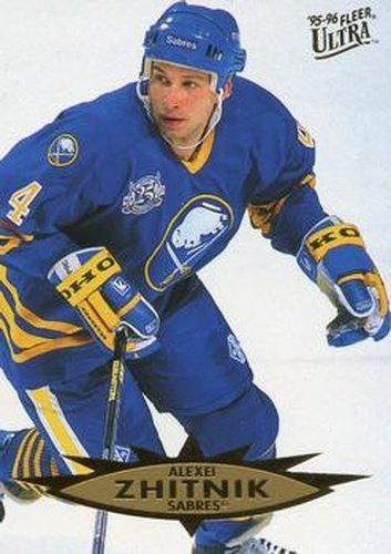 #22 Alexei Zhitnik - Buffalo Sabres - 1995-96 Ultra Hockey