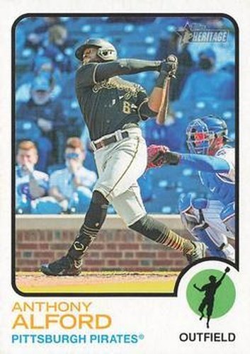 #22 Anthony Alford - Pittsburgh Pirates - 2022 Topps Heritage Baseball