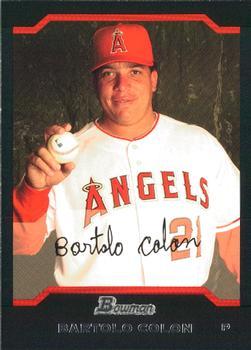 #22 Bartolo Colon - Anaheim Angels - 2004 Bowman Baseball