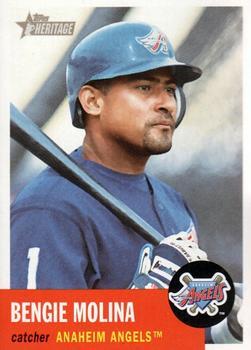 #22 Bengie Molina - Anaheim Angels - 2002 Topps Heritage Baseball