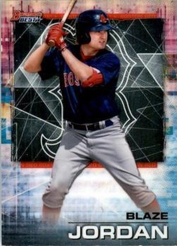 #22 Blaze Jordan - Boston Red Sox - 2021 Bowman's Best Baseball