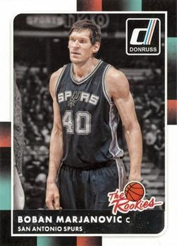 #22 Boban Marjanovic - San Antonio Spurs - 2015-16 Donruss - The Rookies Basketball