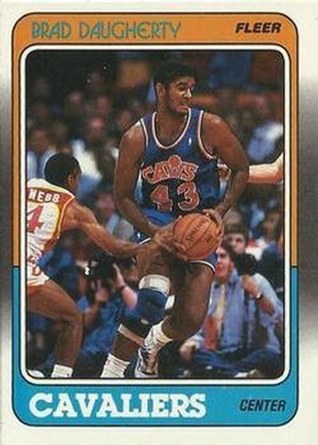 #22 Brad Daugherty - Cleveland Cavaliers - 1988-89 Fleer Basketball