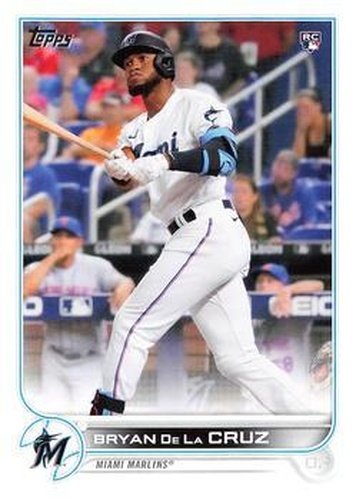 #22 Bryan De La Cruz - Miami Marlins - 2022 Topps Baseball