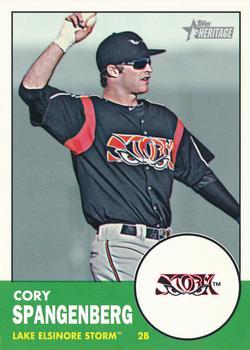 #22 Cory Spangenberg - Lake Elsinore Storm - 2012 Topps Heritage Minor League Baseball