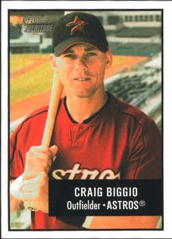 #22 Craig Biggio - Houston Astros - 2003 Bowman Heritage Baseball